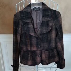 Zara Checkered Blazer